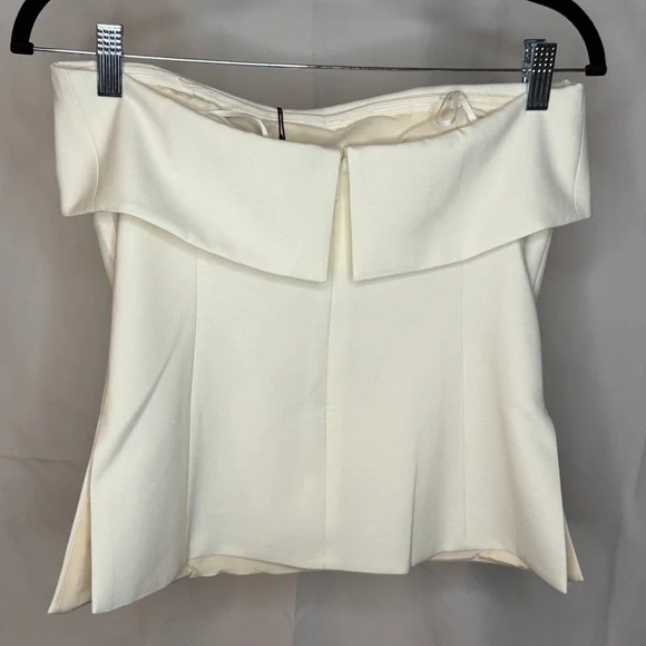 NEW Aritzia Element Tube Top - (Re)ssential - Light Birch strapless shirt 8 - Picture 14 of 17